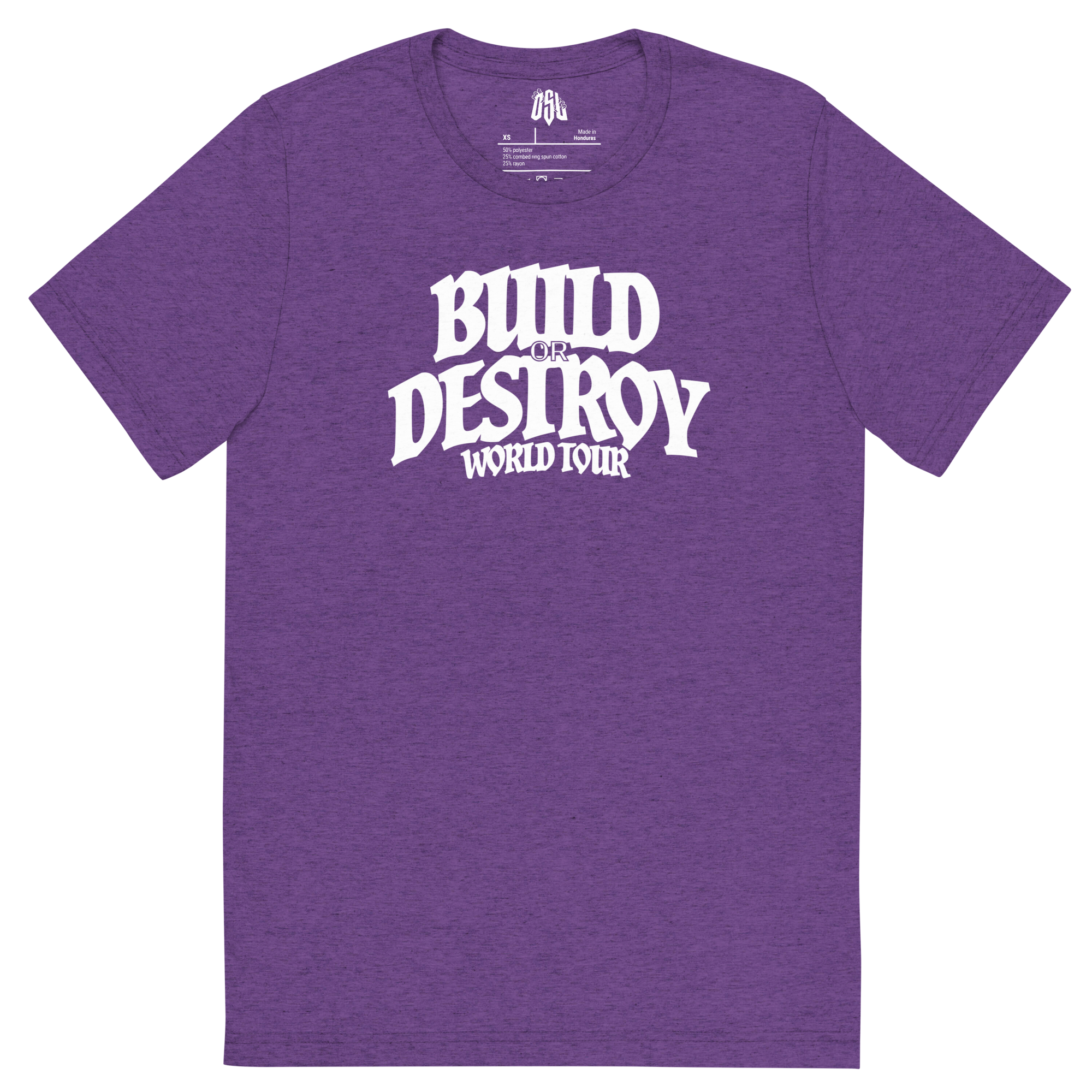 Build or Destroy World Tour Tee - Jelly Way